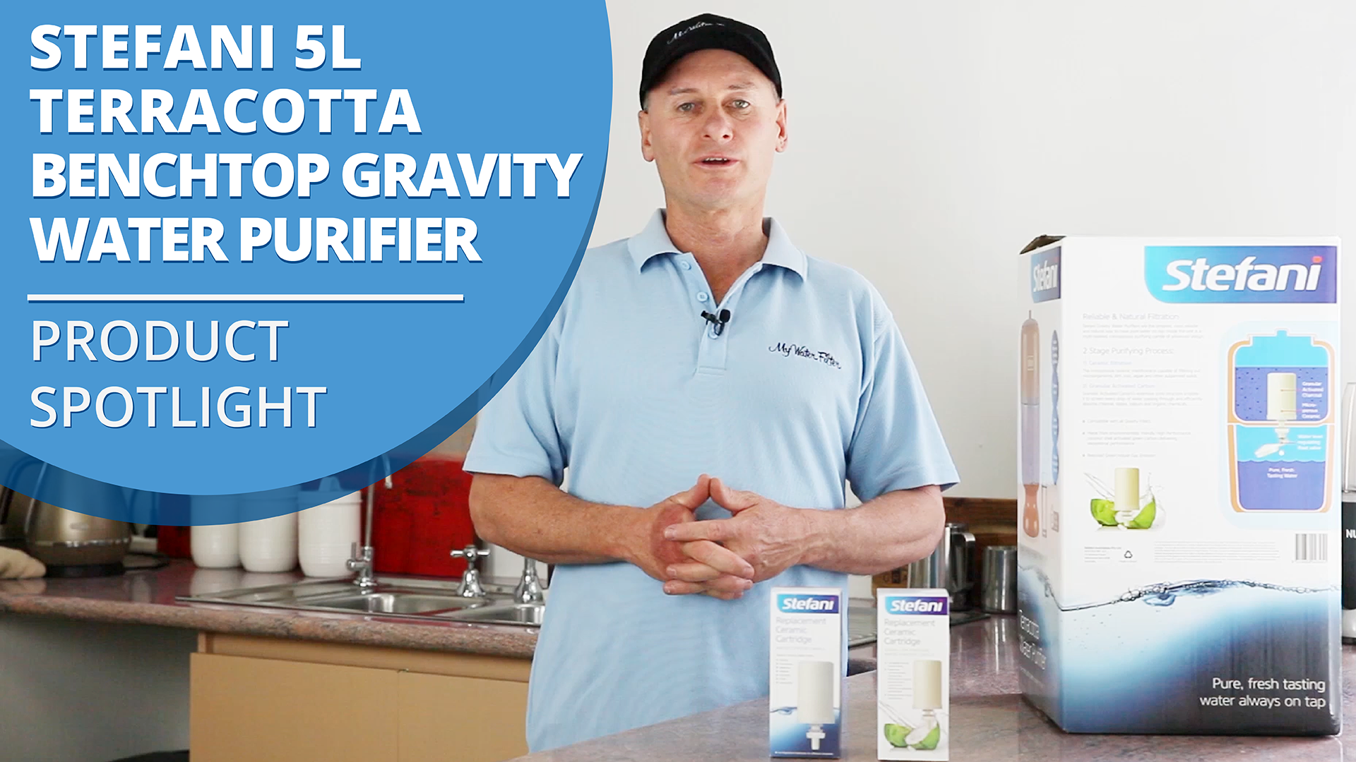 [VIDEO] Stefani 5L Terracotta Benchtop Gravity Water Purifier - Product Spotlight