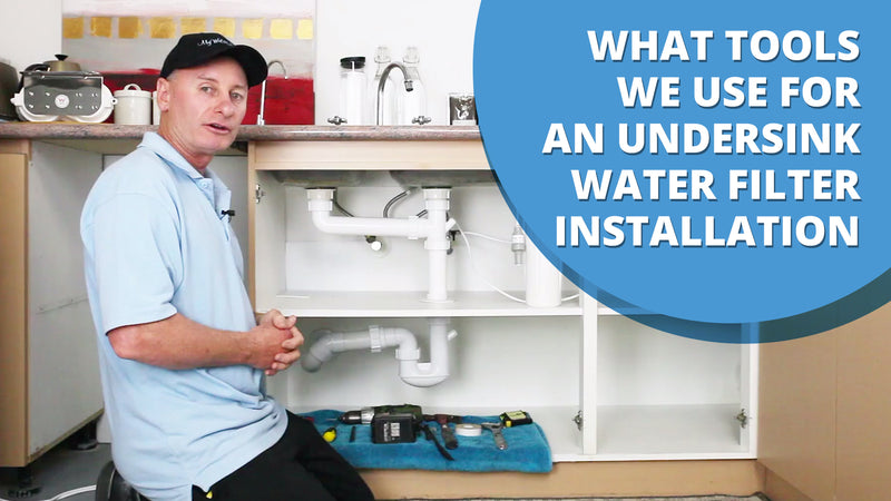 Tools For Installing An Under Sink Water Filter [VIDEO]