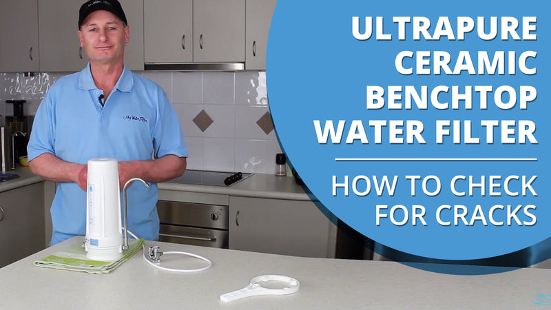 Ultrapure Ceramic Benchtop Water Filter Cracks