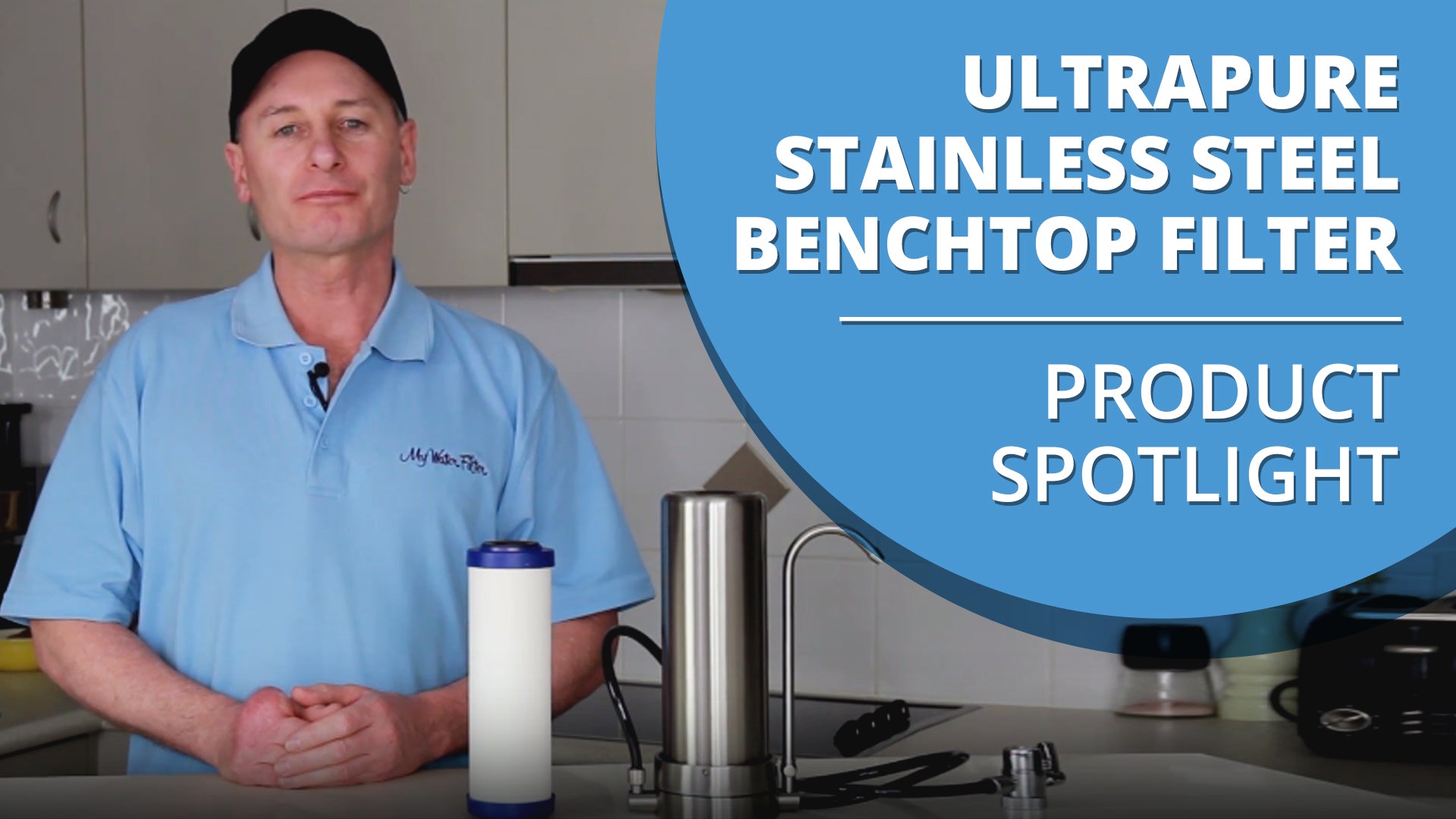 [VIDEO] ULTRAPURE 0.5 Micron Ceramic Single Stage Stainless Steel Bench Top Water Filter - Product Spotlight