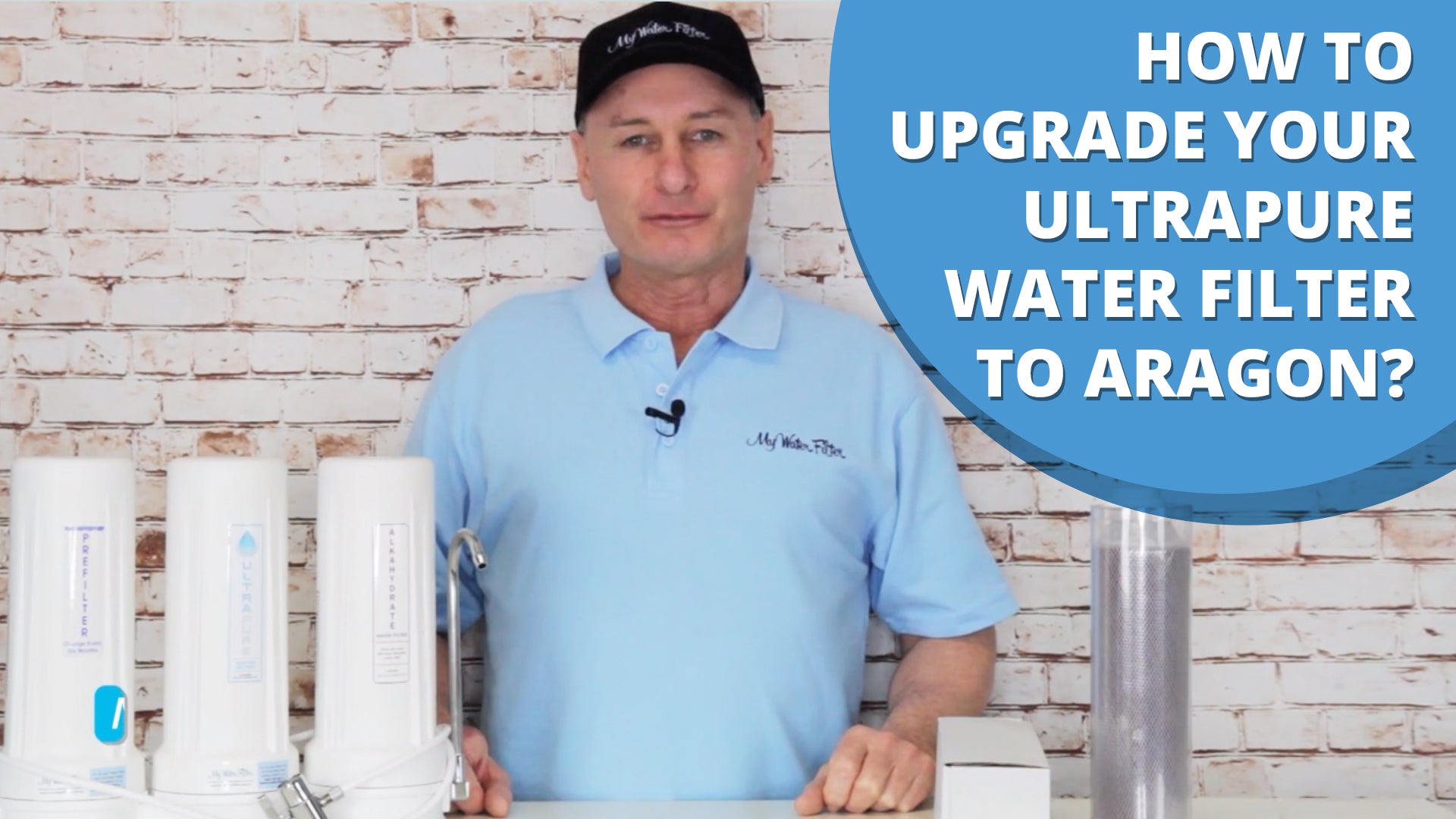 [VIDEO] How to upgrade your Ultrapure Water Filter to use an Aragon Water Filter Cartridge?