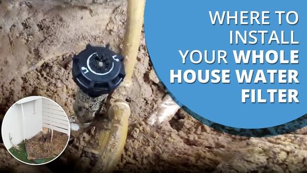 Where To Install Your Whole House Water Filter [VIDEO]