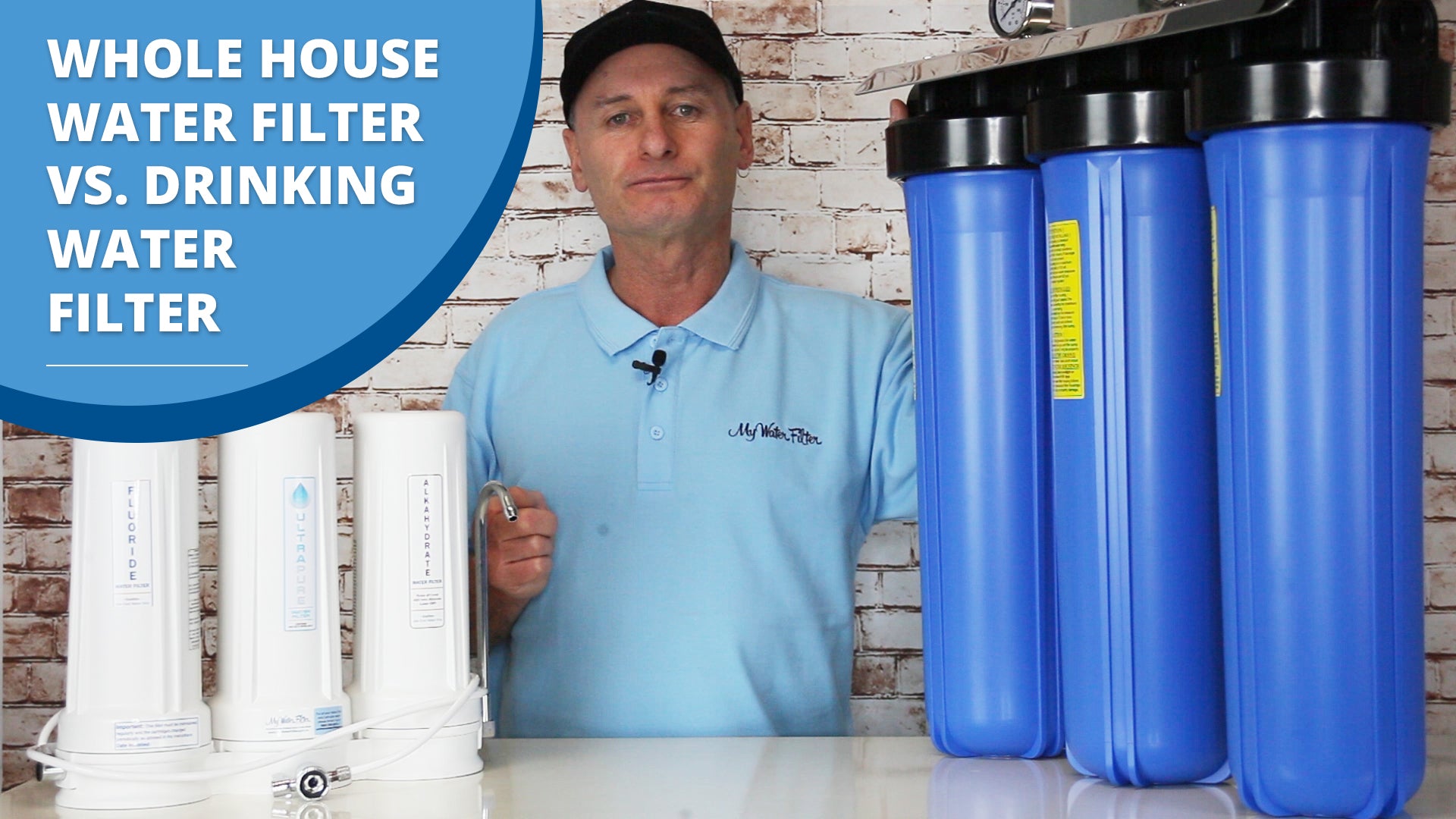 [VIDEO] Water Filter Comparison - Whole House Water Filter Vs. Drinking Water Filter