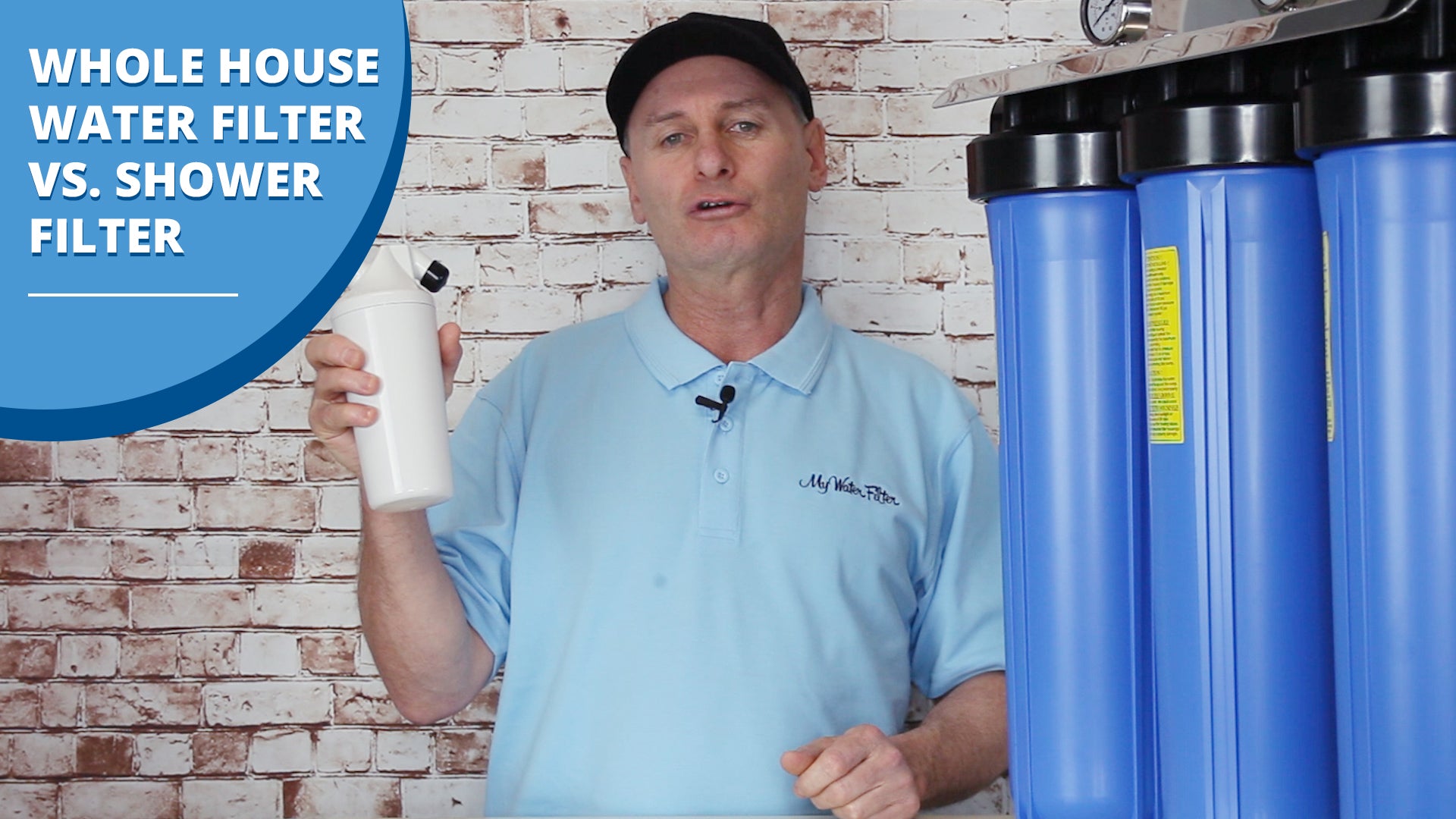 Water Filter Comparison - Whole House Water Filter Vs. Shower Filter [VIDEO] 