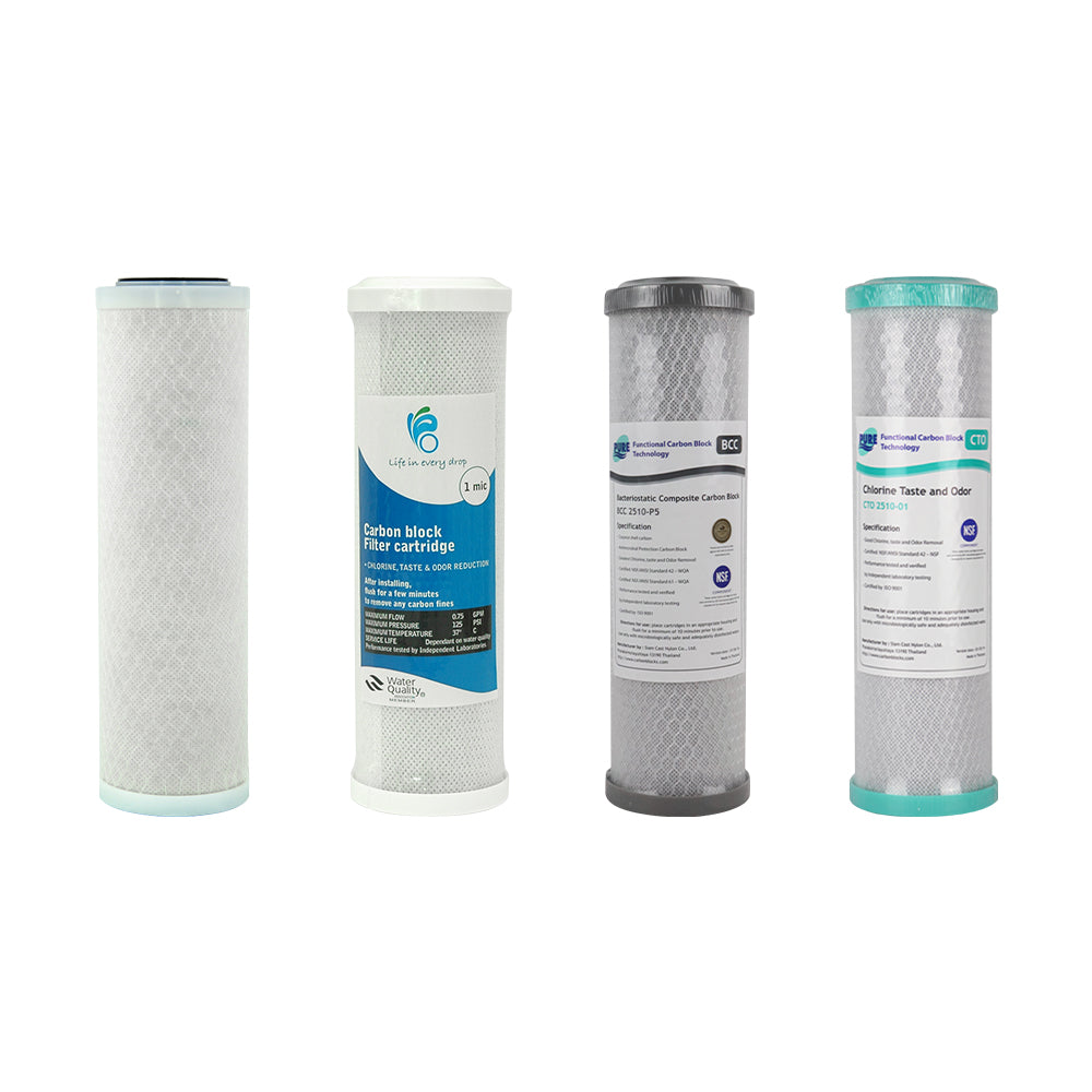 Carbon Drinking Water Filter Cartridges Collection Image