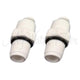 1/4" Male Thread to 1/4" Tube Straight Quick Connectors – 2 Pack