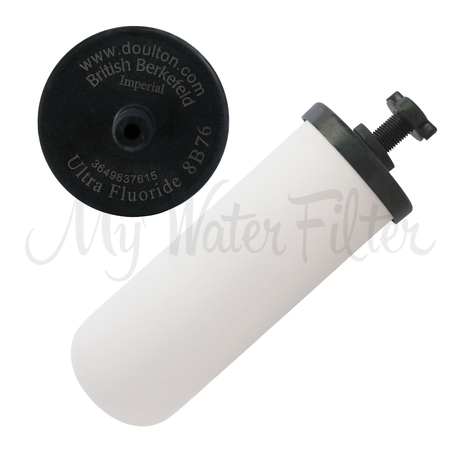 British Berkefeld 7" Ultra Fluoride Ceramic Water Filter Candle Twin Pack