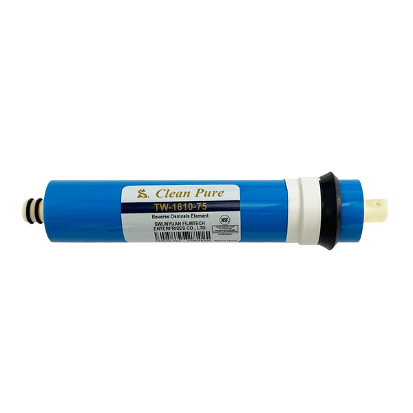 TWIN HOUSING - ULTRAPURE Toxic Contaminant Removal Reverse Osmosis Water Filtration System Replacement Membrane