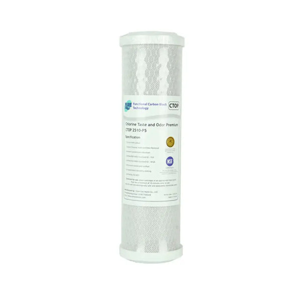 A white cylindrical 10