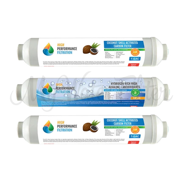 Replacement Cartridge Pack for 6 Stage Portable Reverse Osmosis Water Filter System with Alkalising Filter with watermark