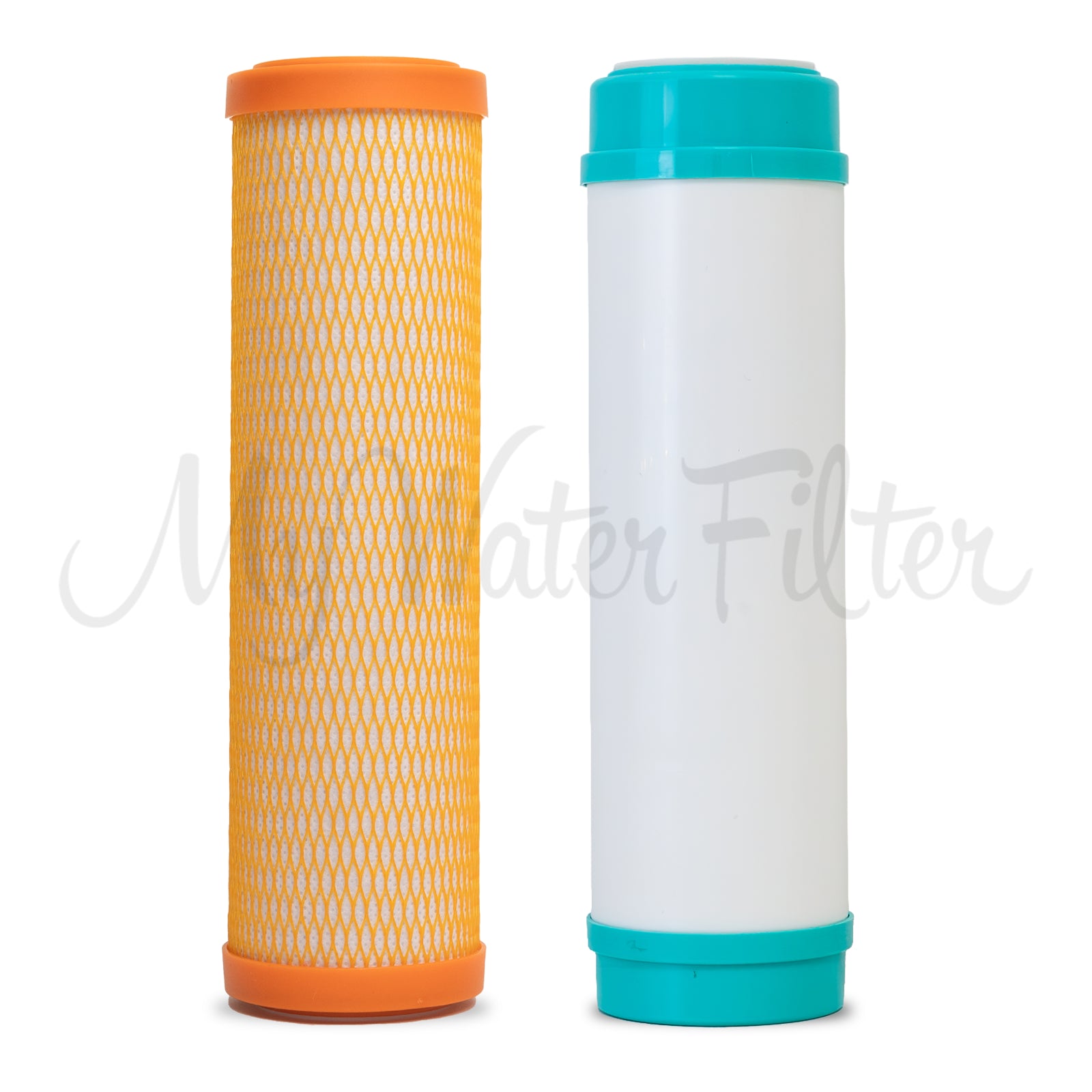 Replacement Cartridge Pack for Rain Water ULTRAPURE 10" Twin Benchtop/Under Sink Water Filter System with High Alkaline