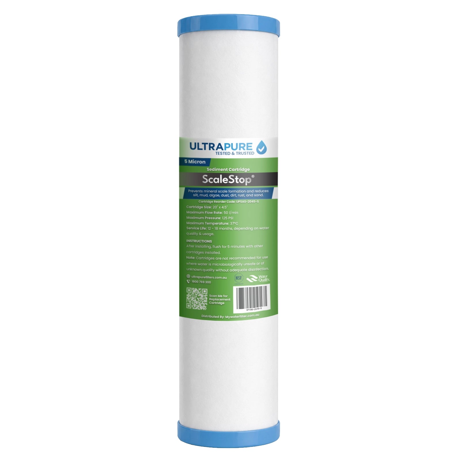 ULTRAPURE Anti-Scale Sediment Cartridge