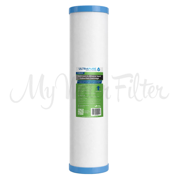 20 x 4.5" ULTRAPURE Sediment & Mineral Spot Reduction Cartridge with watermark
