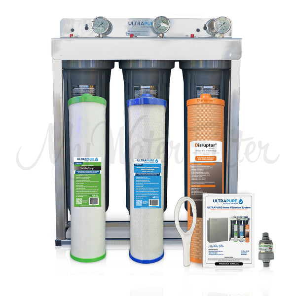 Ultrapure Home Filtration Soft Water with watermark and catridges