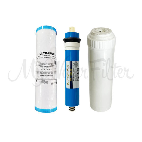 ULTRAPURE Toxic Contaminant Remover Twin Undersink Reverse Osmosis Water Filter Replacement Cartridge Pack with watermark