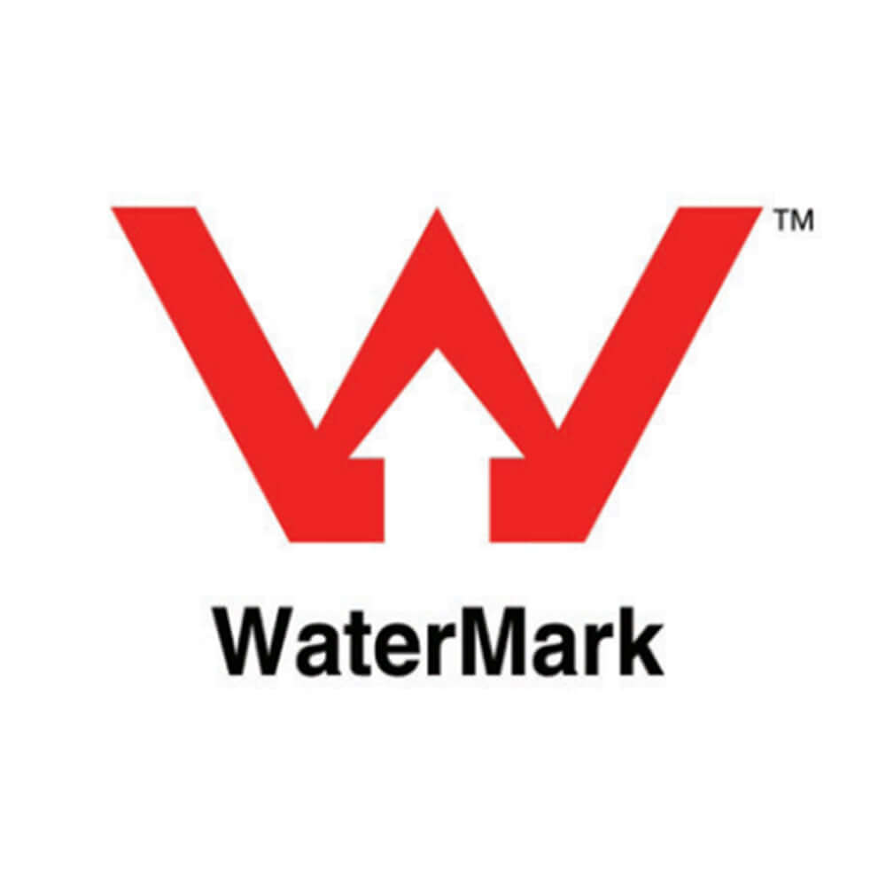 WaterMark logo in red large W letter