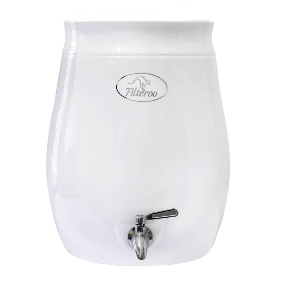 Filteroo Joey Ceramic Bottom Tank White