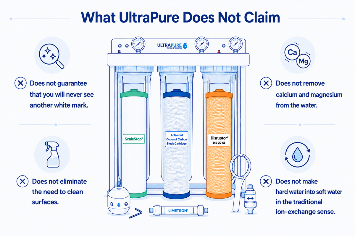 What ULTRAPURE does not claim