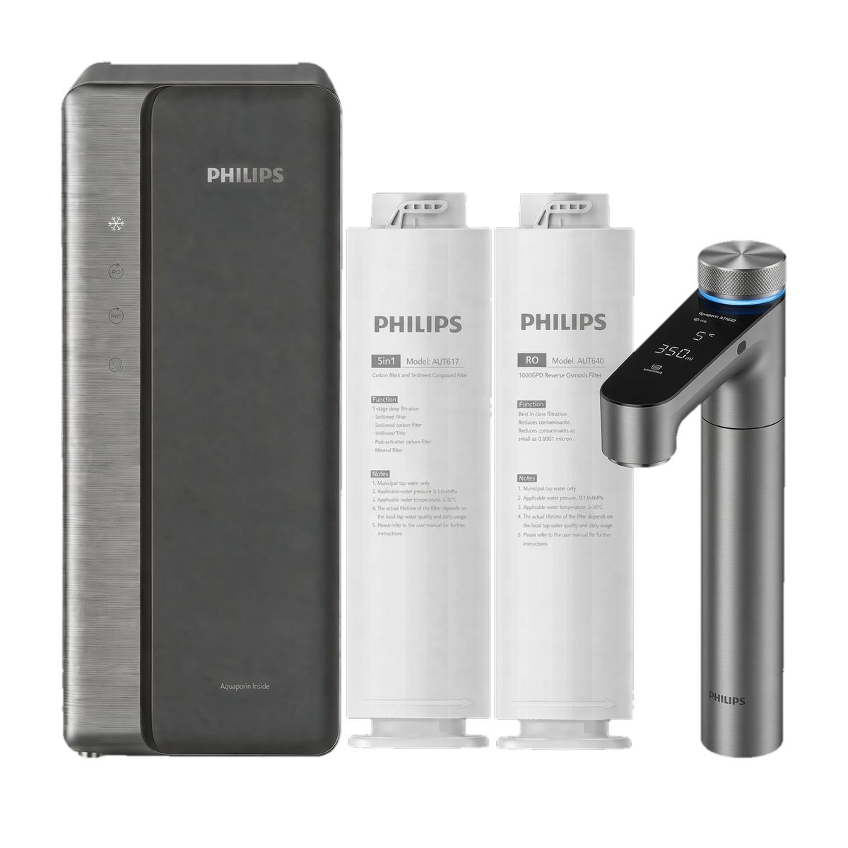 Philips Reverse Osmosis Pure Water Tap - Hot & Chilled AUT9028