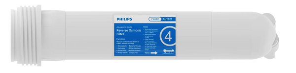 Philips AUT521 75GPD RO membrane filter replacement cartridge front view