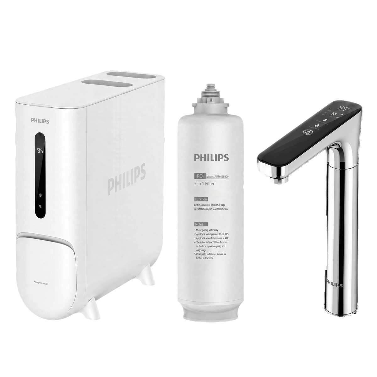 Philips Reverse Osmosis Pure Water Tap - 7 Temperatures AUT6104