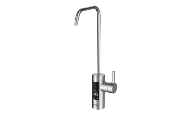 Front view of the tap for the Philips AUT8990 fast flow reverse osmosis system.