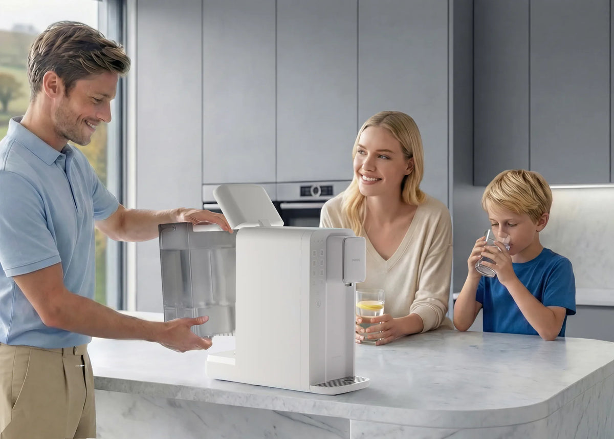 Philips Reverse Osmosis Hot Water Station - 5L Tank, White ADD6914WH family