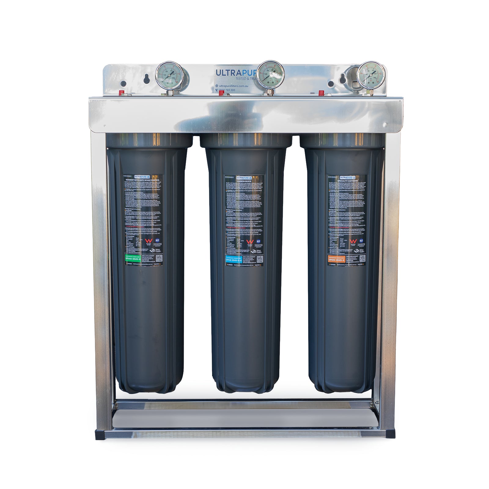 ULTRAPURE Home Filtration System with Super Seal Cartridges without cover