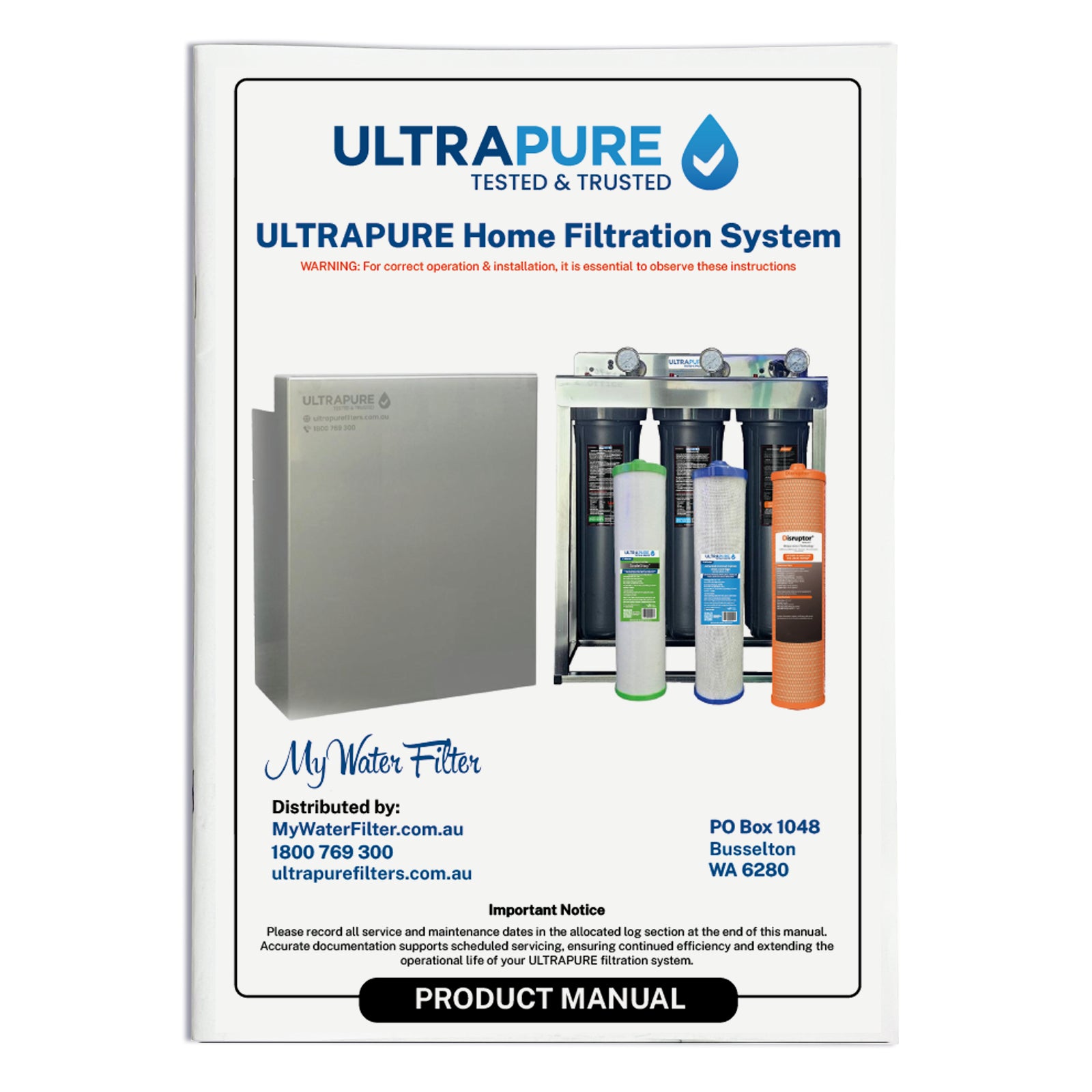 Ultrapure Installation Manual