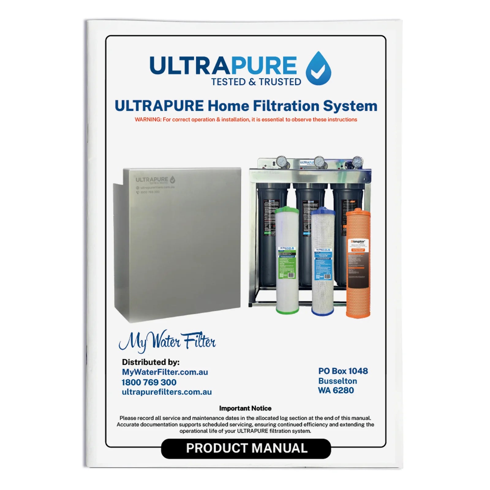 Ultrapure Installation Manual