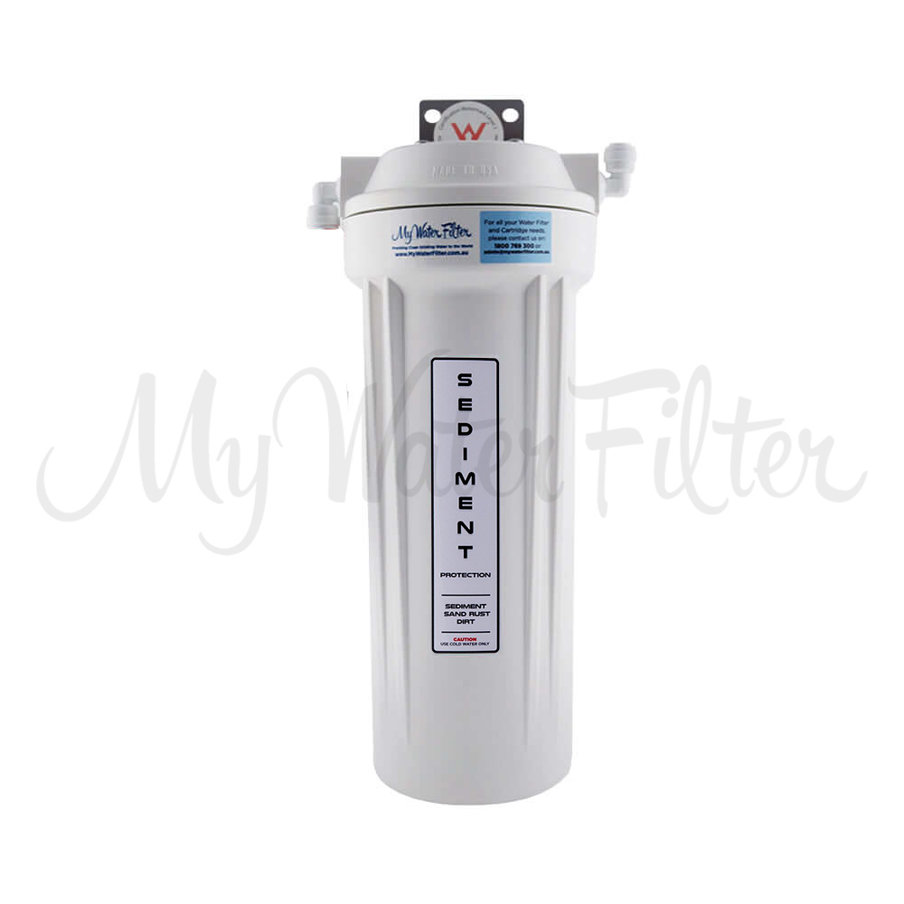 ULTRAPURE Pre-Sediment Undersink Water Filter with Plumbing Kit - Choose your own Cartridge with watermark in white background