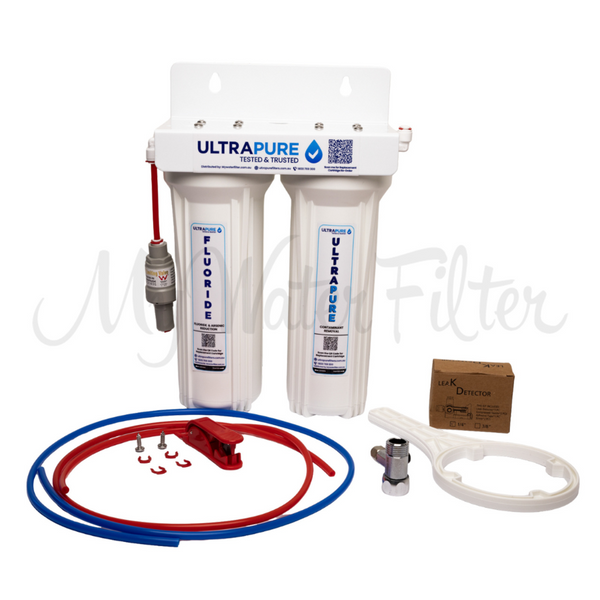 Ultrapure Twin Undersink Fluoride Removal with watermark