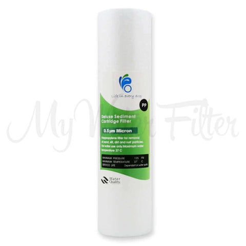 0.5 Micron Polyspun Sediment Water Filter Replacement Cartridge 10" x 2.5"