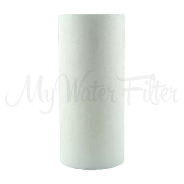 A whilte polyspun sediment filter as part of the Replacement Cartridge for MWF 10
