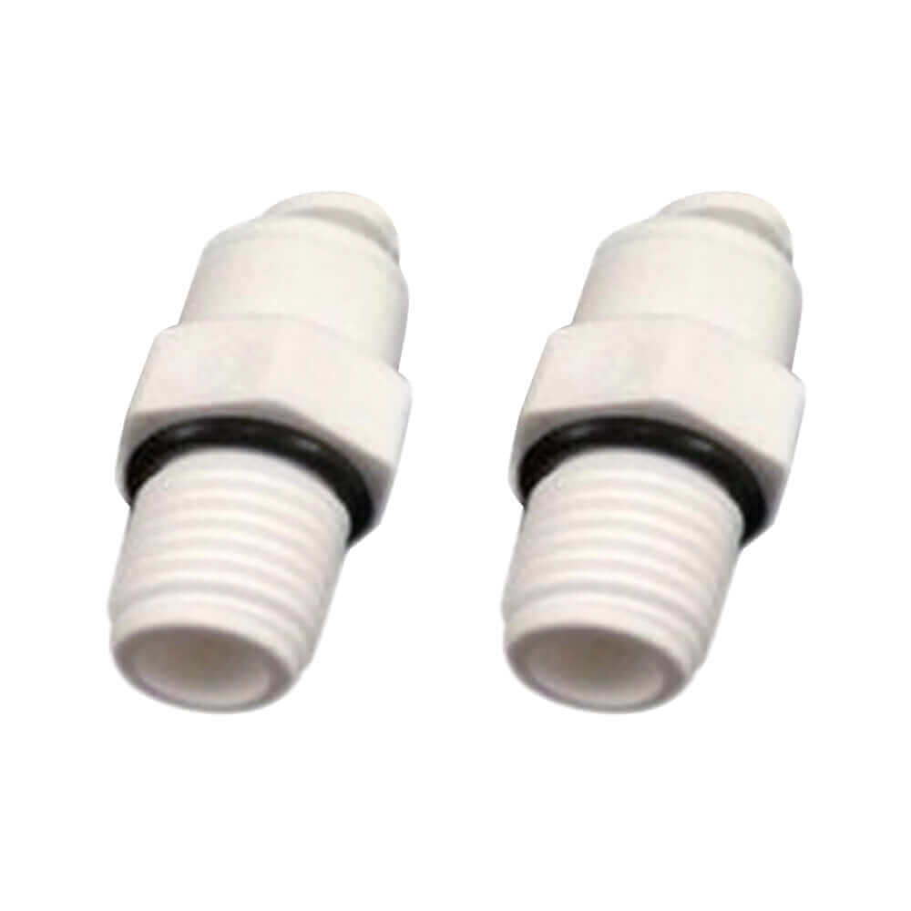 Two straight quick connectors featuring 1/4