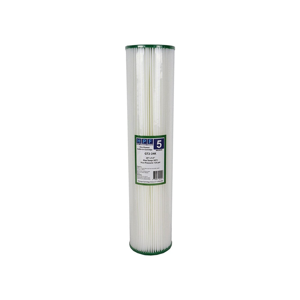 Replacement Cartridge Pack for HPF All in One 20" x 4.5" Twin Big Blue Whole House Water Filter System