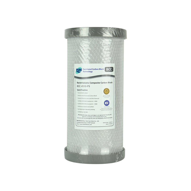 MWF 10" x 4.5" Single Stage Big Blue Water Filter System - Stainless Steel Bracket - with your Choice of Cartridge