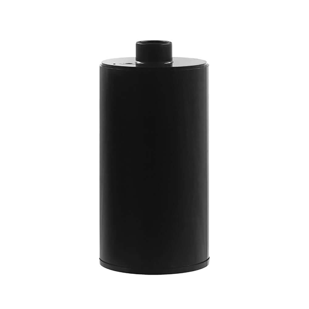 UltraStream black and chrome replacement cartridge for the UltraStream Hydrogen Rich Water Ionizer Filter System displayed on a white background.