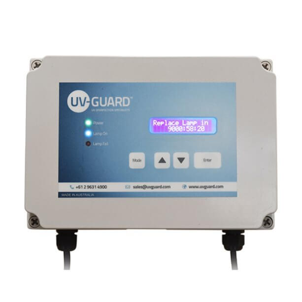 UV Guard UV Controller 50044-N Weatherproof featuring a display that reads 