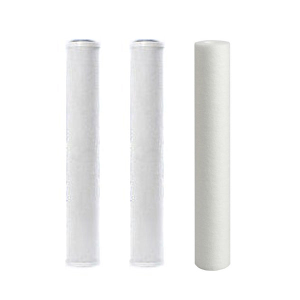 Replacement Cartridge Pack for MWF 20" x 2.5" Triple Big Blue Whole House Water Filter System