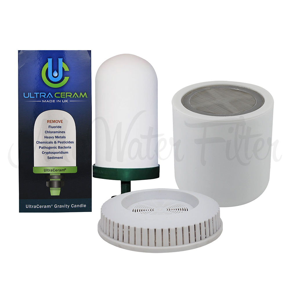 Replacement Cartridge Pack for Filteroo® Gravity Water Purifier with Ultraceram Cartridge