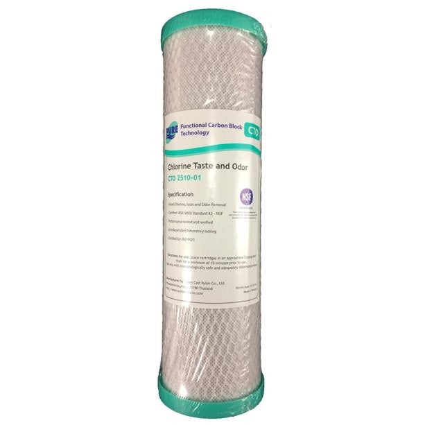 Replacement Cartridge Pack for the Twin Stage 10" Under Sink Water Filter System with Bat Handle Faucet