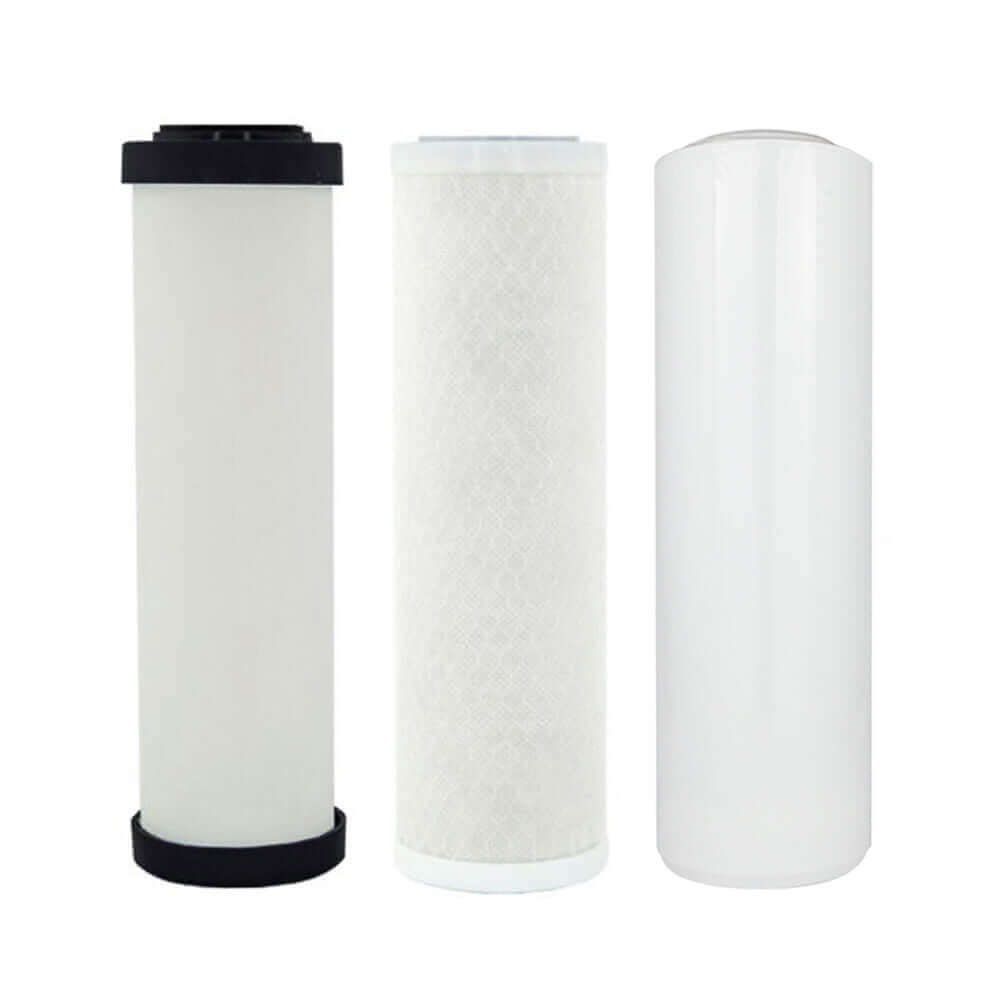 Three stylish Replacement Cartridge Packs for the Doulton Ultracarb 0.5 Micron 10