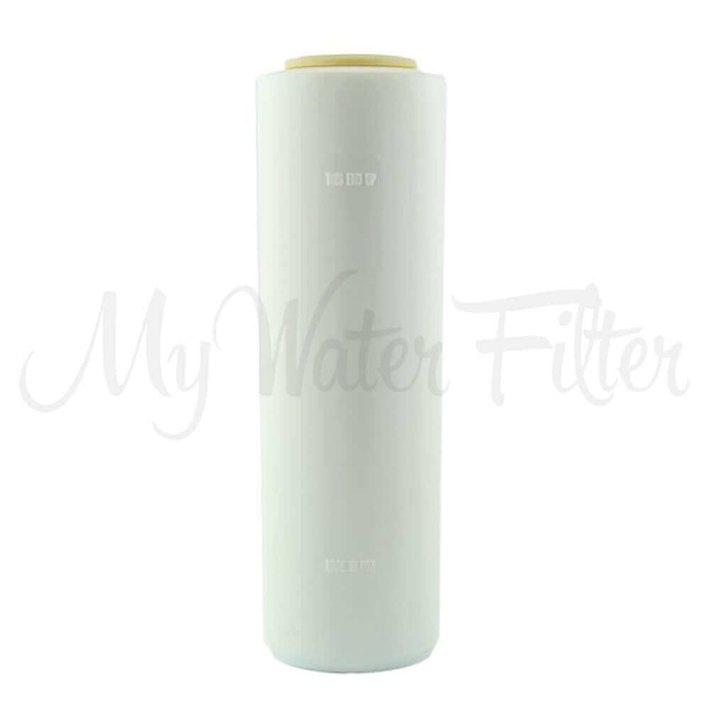 10 Inch Fluoride removal cartridge for benchtop and under sink water filter systems.