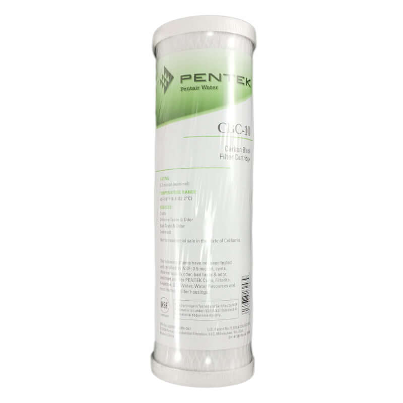 10" Sediment & Carbon Block Benchtop or Under Sink Replacement Cartridge Pack