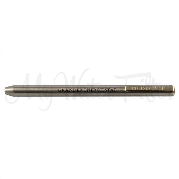 A silver pen-shaped object Grander Penergizer