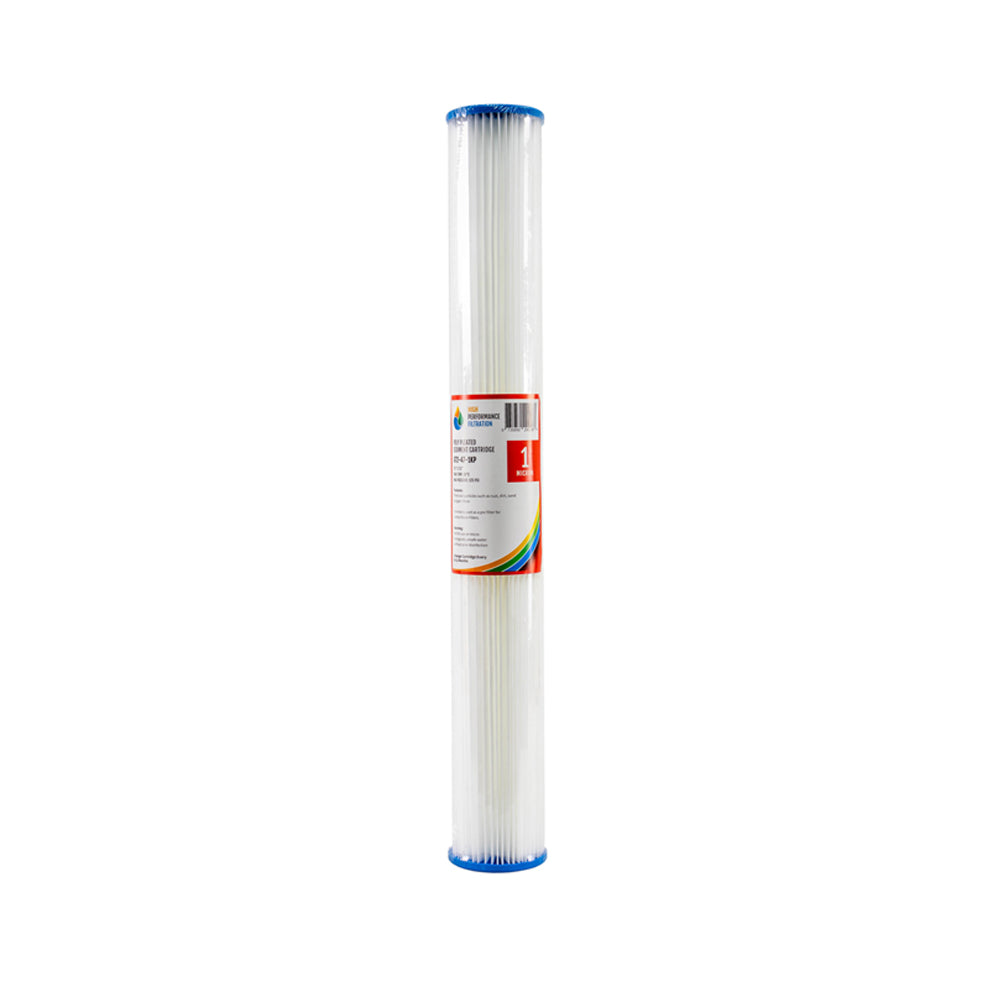 HPF Pleated Sediment Whole House Water Filter Replacement Cartridge 20