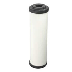 A Doulton Ultracarb 0.5 Micron Ceramic Water Filter Replacement Cartridge in a 10