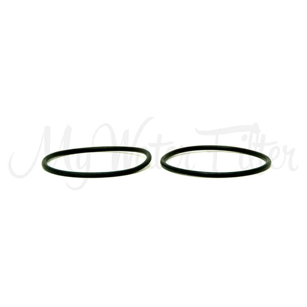 Two black rubber O-rings designed for the Sprite High Output Shower Filter (570 x 2.5mm)