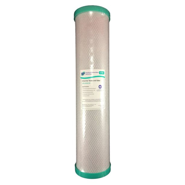 Pure CTO 5 Micron Carbon Block Whole House Water Filter Replacement Cartridge 20" x 4.5"